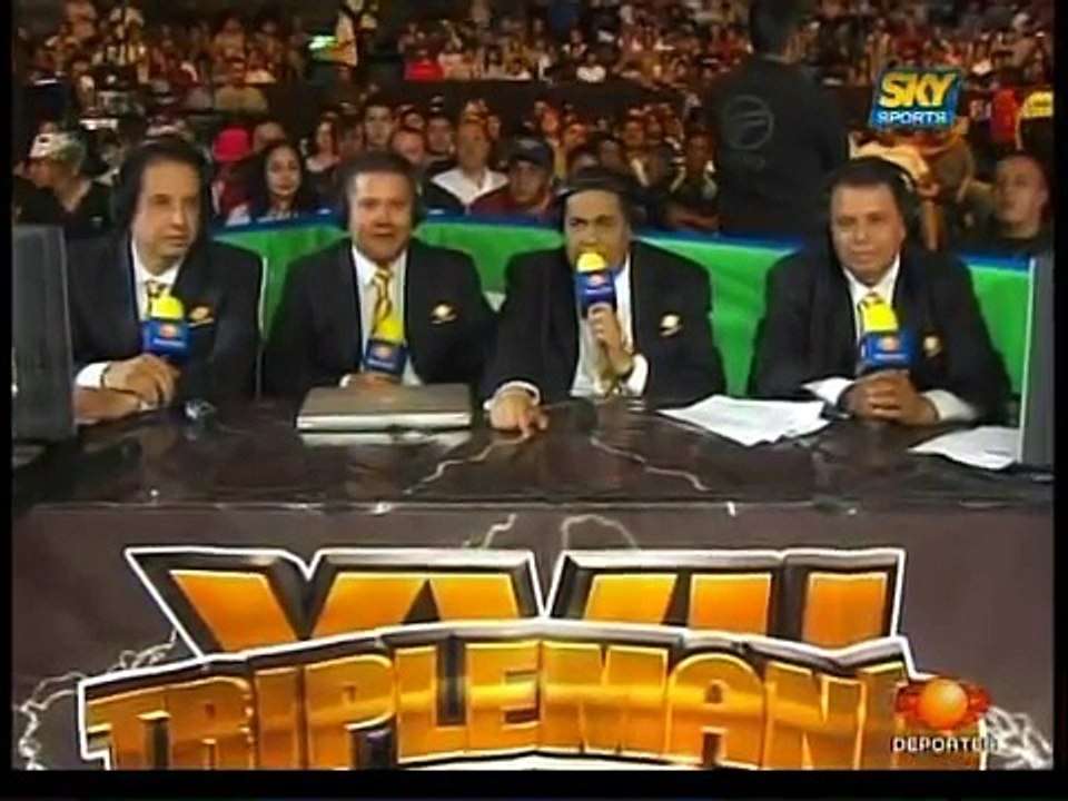 AAA-SinLimite 2009-06-13 Triplemania-XVII 01 Billy Boy, Mini Abismo Negro, Polvo de Estrellas & Sexy Star vs. El Elegido, Fabi Apache, Octagoncito & Pimpinela Escarlata