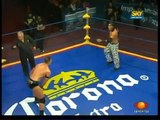 AAA-SinLimite 2009-06-13 Triplemania-XVII 05 AAA Tag Team Title - Nicho el Millonario & Joe L?der vs. Latin Lover & Marco Corleone