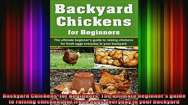 READ book Backyard Chickens for Beginners The ultimate beginners guide to raising chickens for Full EBook