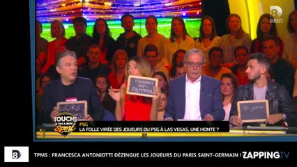 TPMS : Francesca Antoniotti dézingue les joueurs du Paris Saint-Germain !