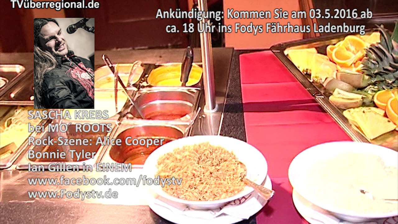 Sascha Krebs bei Mo Roots im Restaurant Fodys Fährhaus Ladenburg Neckartsrasse 62