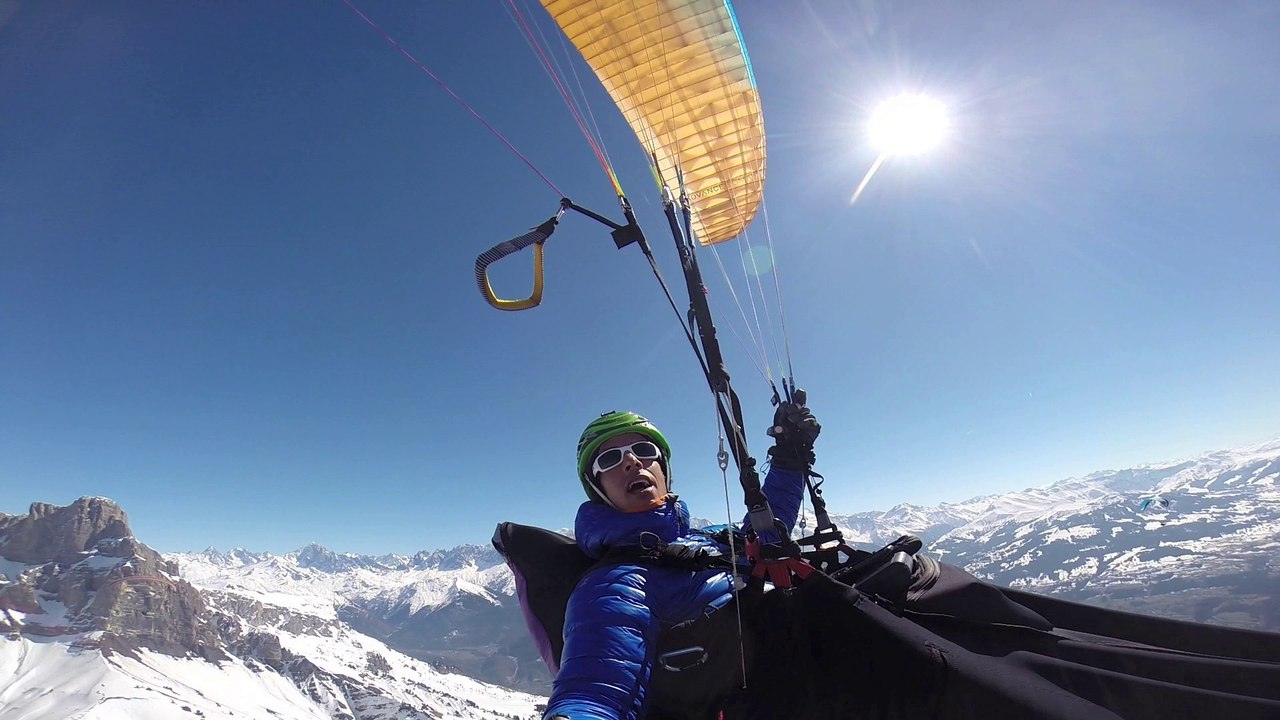 Parapente cross a partir de Plaine joux par vincent Ramond
