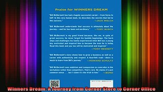 READ book  Winners Dream A Journey from Corner Store to Corner Office Full Free