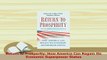 Read  Return to Prosperity How America Can Regain Its Economic Superpower Status Ebook Free
