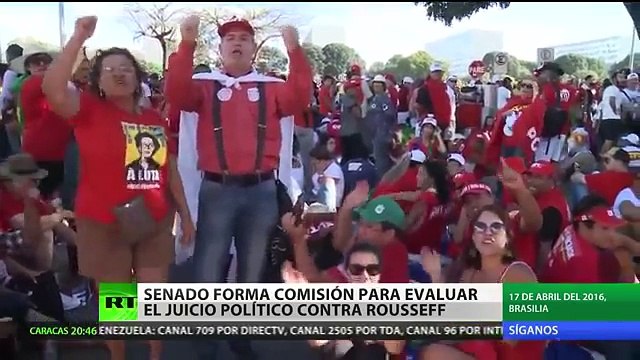 El Senado de Brasil formó una comisión para decidir el futuro de Dilma Roussef