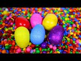 Learn Colors with surprise eggs in a candy ball pit for children, kids, babies and toddlers 03