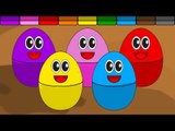 LET's COLOR SMILING SURPRISE EGGS AND LEARN COLORS ALONG THE WAY!
