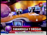 La farándula y las adicciones. Polémico debate