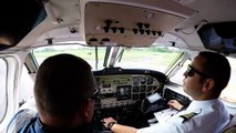 HD King Air 200 training flight Villavicencio, Colombia - Cockpit view! GoPro