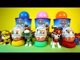 PAW PATROL learn colors with Paw Patrol Cups Kinder Surprise Eggs