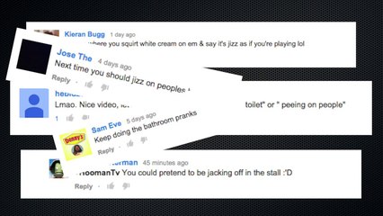 DIRTY WATER ON PEOPLE BATHROOM PRANK! - YouTube