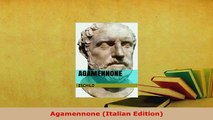 PDF  Agamennone Italian Edition  EBook