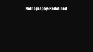 Download Netnography: Redefined Ebook Free