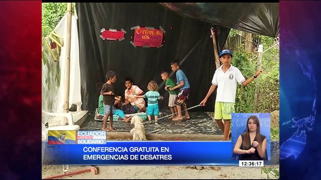 Conferencia gratuita en emergencias de desastres