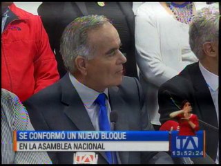 Se conformó un nuevo bloque en la Asamblea Nacional