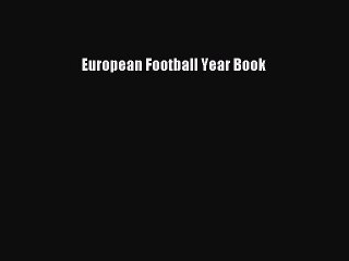 Read European Football Year Book PDF Online