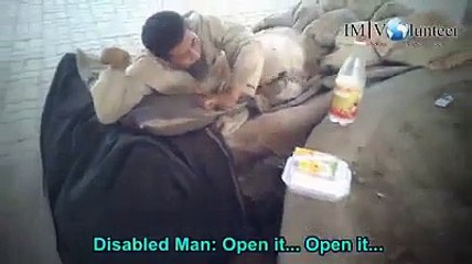 During lunchboxes distribution in Peshawar, our members faced a disabled and helpless man. Watch what happened next…