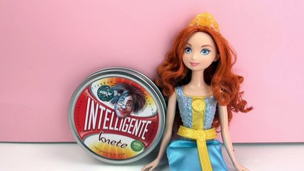 Démo de la nouvelle robe de princesse de Meridas avec de la pâte à modeler à paillettes