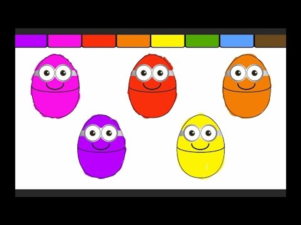 LEARN COLORS WITH THIS FUN EGG COLORING PAGE!