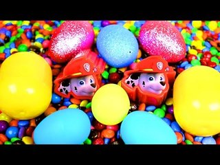 Learn counting with Surprise Eggs and Disney Cars Paw Patrol and more!!