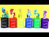 LEARN COLORS | My Little Pony get Slimed and find Surprises, learn colors and counting too!