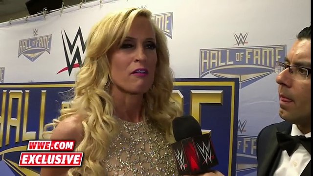Dana Warrior comments on inducting Joan Lunden into the WWE Hall of Fame April 2, 2016
