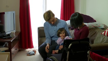 Young mum left paralysed from epidural during birth