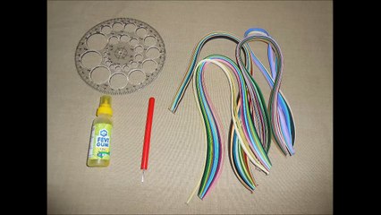 كيف أتعلم المبادئ الأساسية لتقنية لف الورق  - quilling paper -