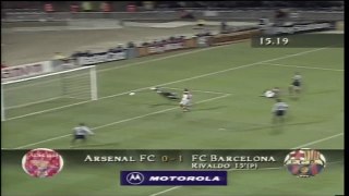 Luis Enriques best goals against Arsenal