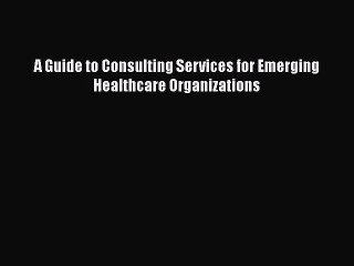 Download A Guide to Consulting Services for Emerging Healthcare Organizations  EBook