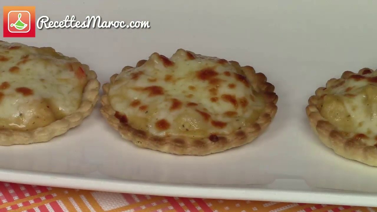 Tartelettes aux Crevettes & Béchamel - Shrimp & Bechamel Tartlets -  تارت بالقيمرون و البيشاميل