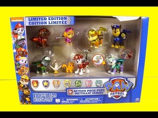 PAW PATROL LIMITED EDITION METALLIC ACTION PUPS