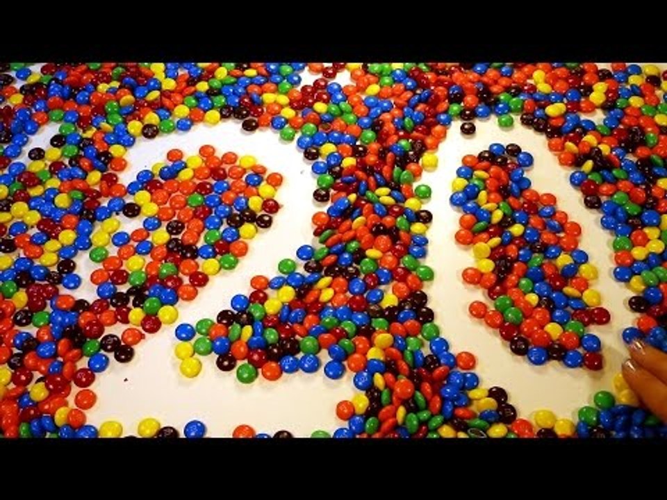 Counting to Ten 10 to Twenty 20 with MM's Candy! Learn Numbers and Counting!