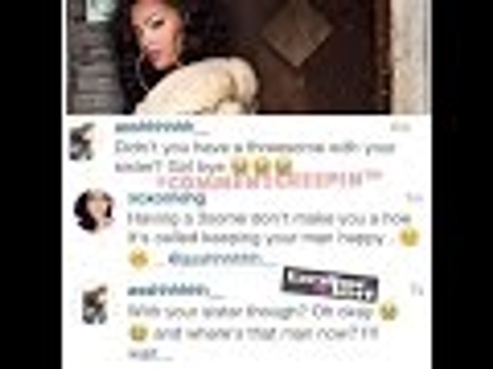 Meghan James 3sum with (sister) #bbwla