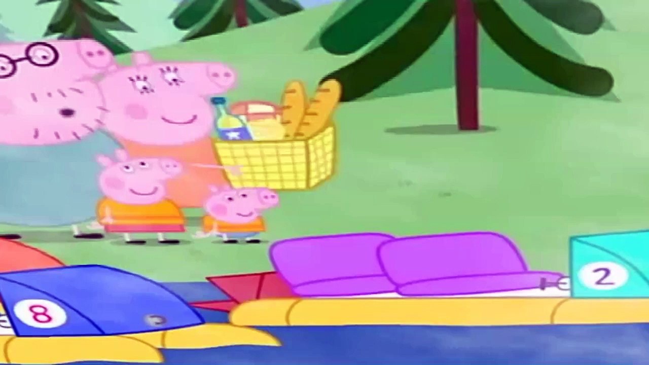 Peppa Pig British Episodes // Going Boating - Mr Bull in a China Shop
