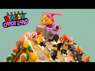 Paw Patrol Surprise toy Gingerbread House Unboxing with Lego Movie