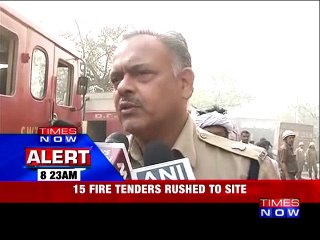 Minor fire at warehouse, no causalities