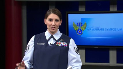 CMSAF James Cody at the 2015 Air Force Association Air Warfare Symposium