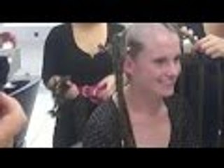 Braided woman headshave