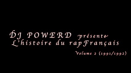 DJ POWERD "L'histoire du rap français" 1991/1992 volume 2
