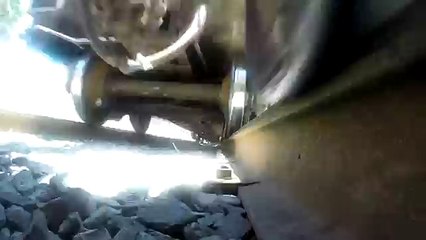 GOPRO HERO 3 test under the train Ferromex 4056