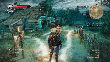 WITCHER 3 DEATH MARCH! WALKTHROUGH 171 - CONTRACT DOORS SLAMMING SHUT THERAZANE BOSS