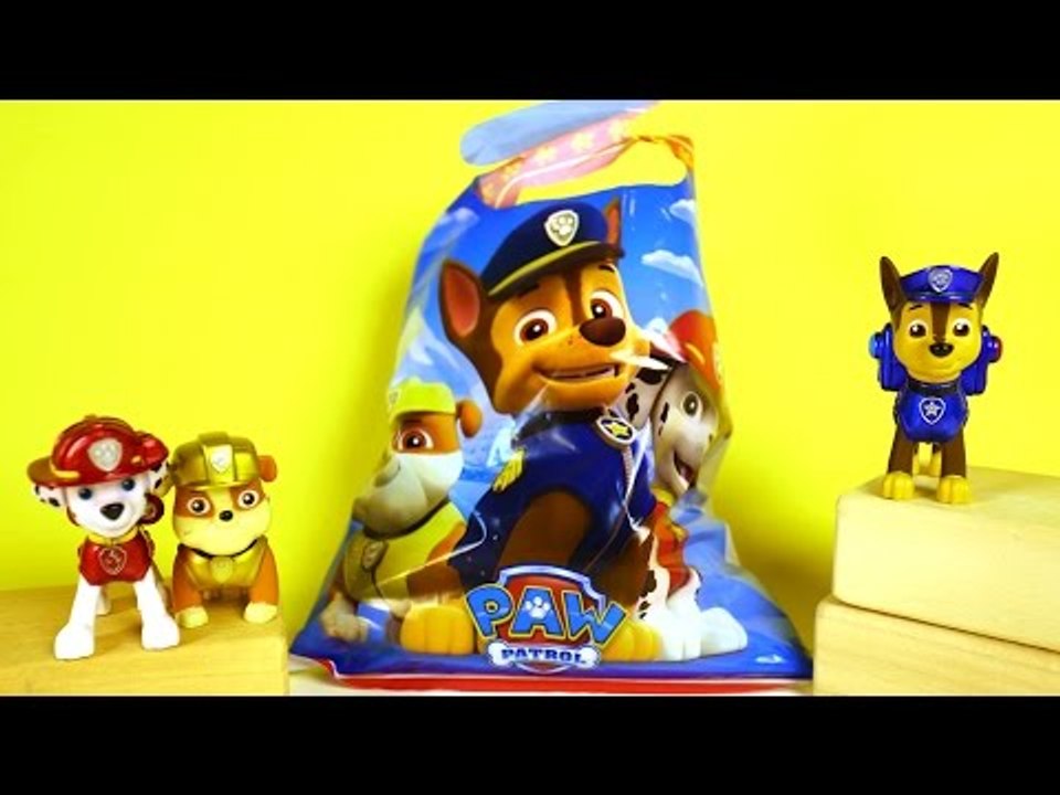 Paw Patrol surprise toy  birthday party doggy bag! Kinder Surprise Eggs Shopkins Paw Patrol