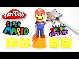 Play Doh Surprise Egg Magic Wand Super Mario Играть Doh сюрприз яйцо  Sorpresa del huevo plasticina