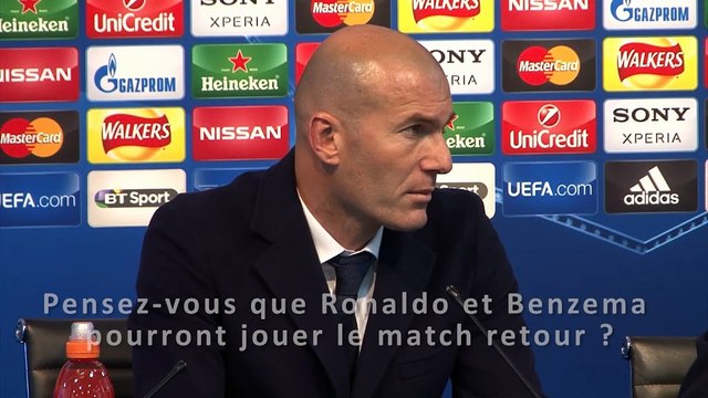 Demies - Zidane espère Benzema et Ronaldo pour le retour