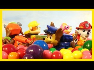 Paw Patrol Toys on a Merry-Go-Round by Surprise Toys and Eggs