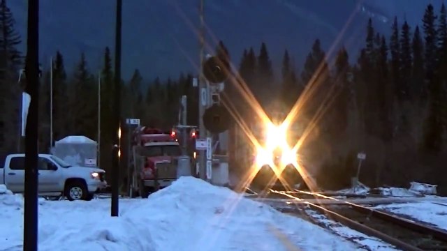Canadian Pacific 4 Trains @ BANFF AB CANADA!!!
