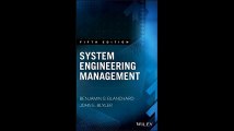 System Engineering Management Wiley Series in Systems Engineering and Management