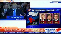 EN VIVO | “Vamos a ganarle a Hillary de una manera tan fácil”: Donald Trump tras resultados de primarias en EE.UU.