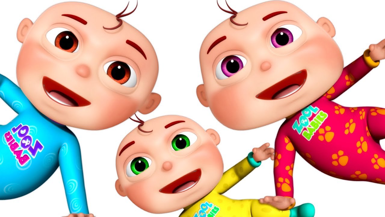 Ten Little Babies Counting Children Songs - Nursery Rhymes For Kids With Lyrics - 3D Nursery Rhymes For Children